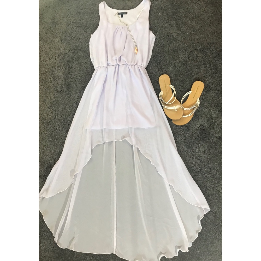 Lavender High Low Dress